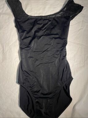 Class In Ballet Leotard - lace cap sleeves
